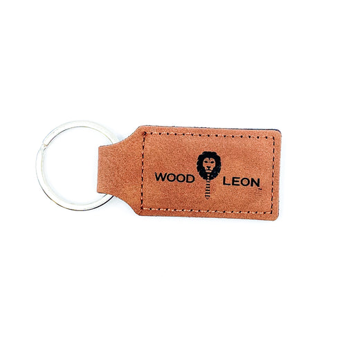 Custom Engraved Leather Rectangle Key Chains