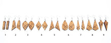 Wooden Earrings: A Symmetry