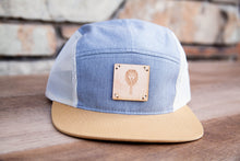 Light 5-Panel Trucker Hat *W/CUSTOM ENGRAVED Wood or leather patch