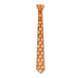 Wood Tie- Honeycomb