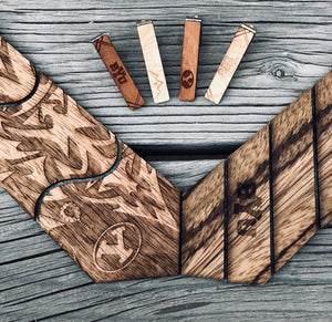 Wood Tie Clip- CUSTOM ENGRAVED