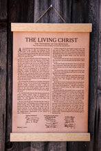 Wood Framed LEATHER Proclamations LDS Restoration, Family, Living Christ