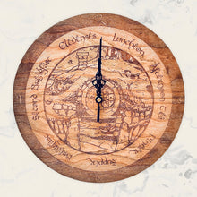 Shire Hobbit Clock in cherry wood