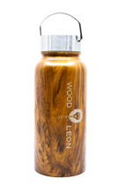 *PERSONALIZED Vacuum bottle: Wood + Stainless steel 30oz